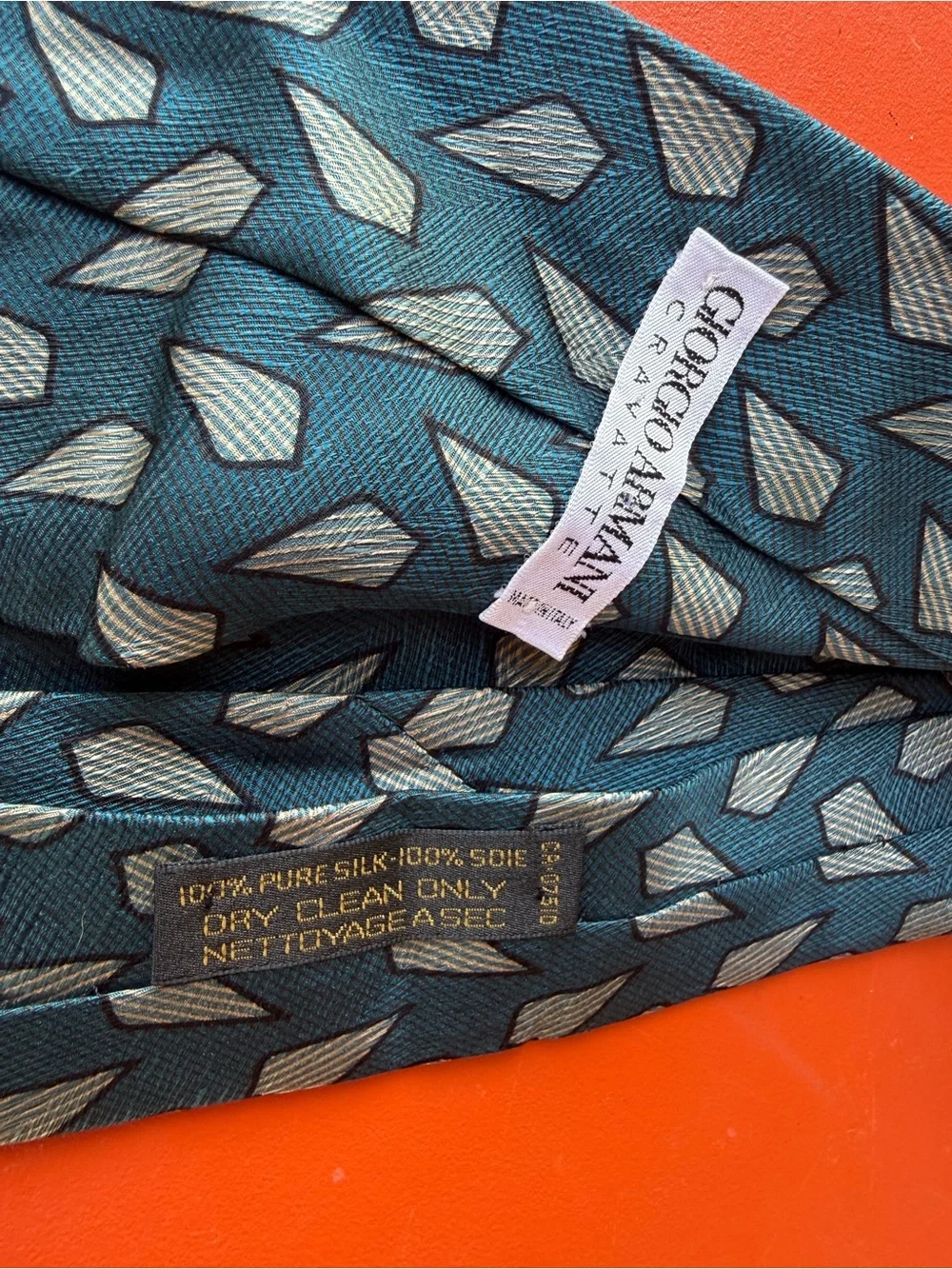 Giorgio Armani Tie 100% silk vintage